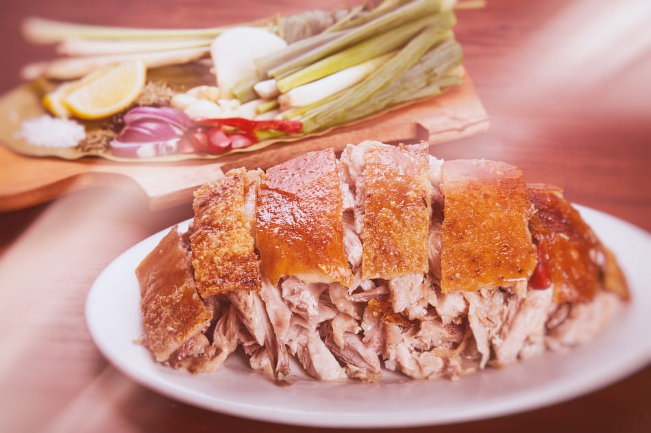 Picture of Zubuchon lechon in a plate